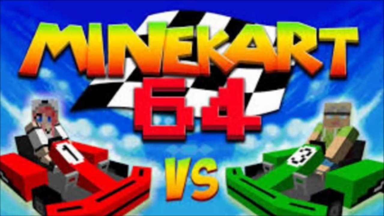 Minecraft Super mario kart