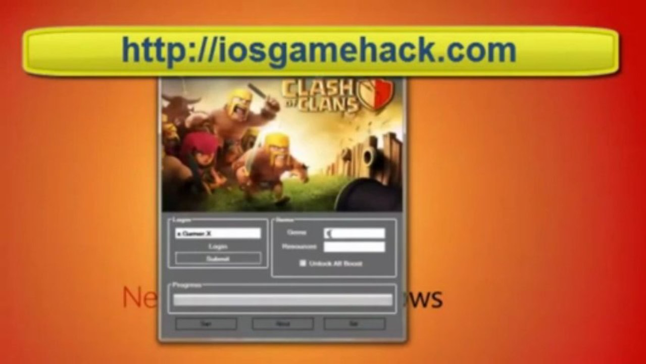 clash of clans cheats for iphone 5 - 985000 gems free