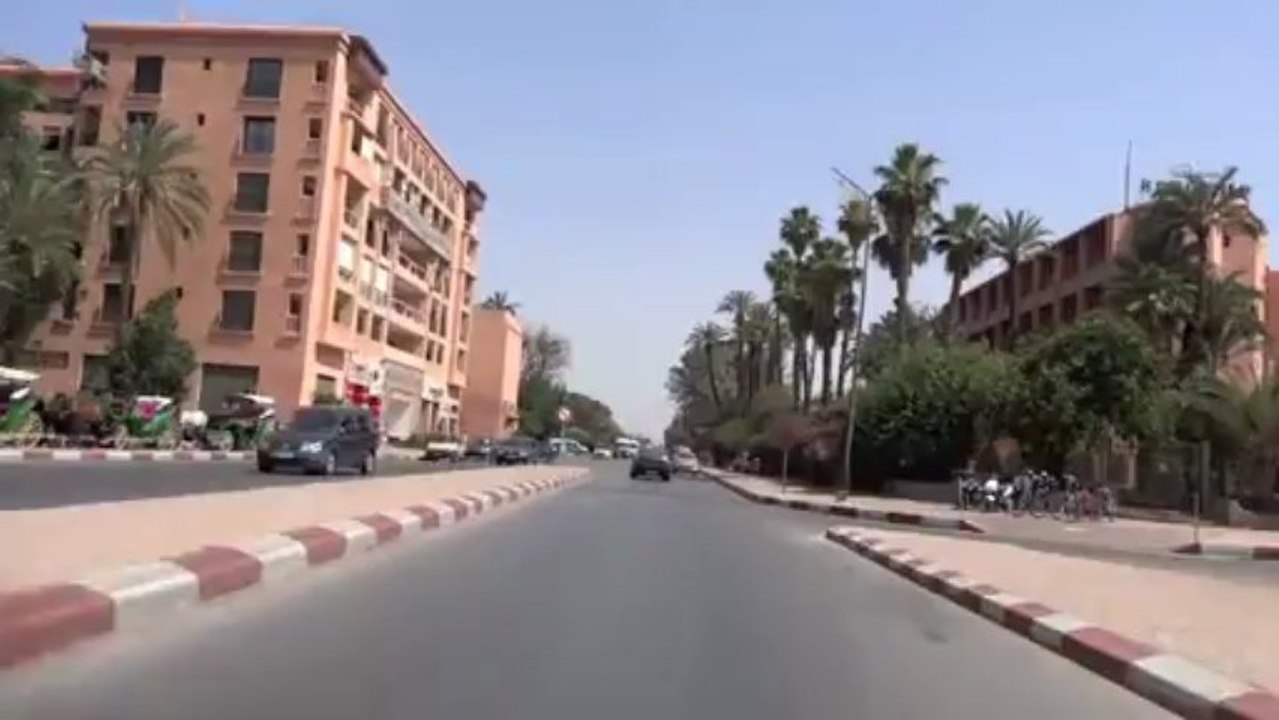 Motorbike in Gueliz, Marrakech