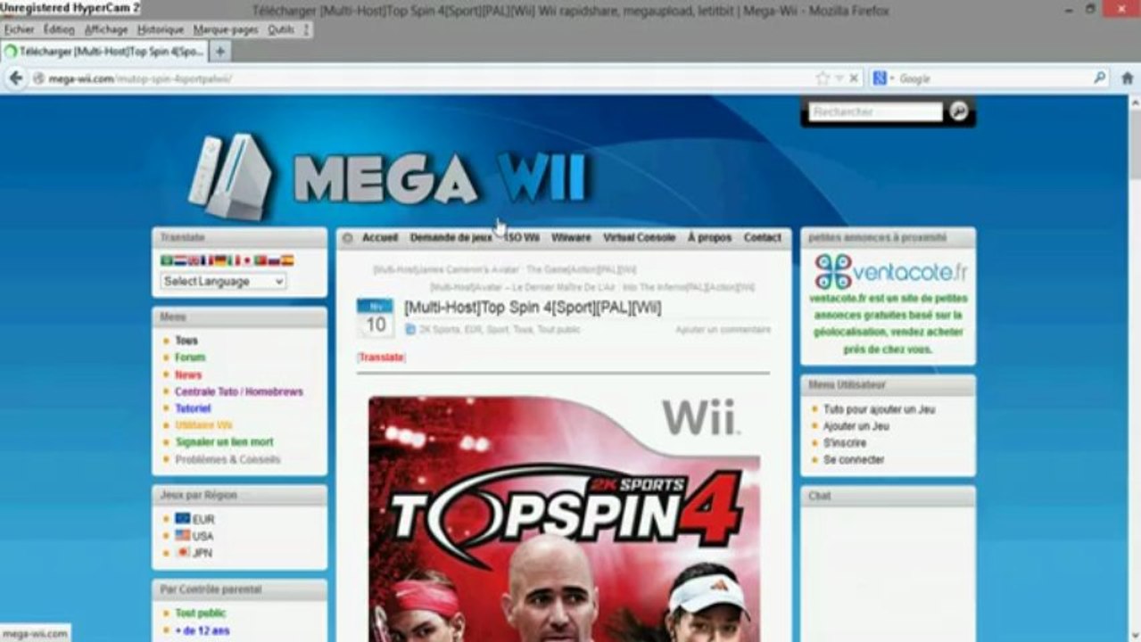 TUTO - Télécharger un jeu wii GRATUITEMENT avec Mega Wii