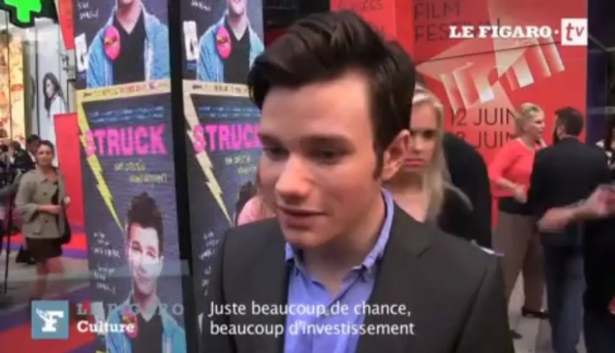 Chris Colfer with Le Figaro on June 12, 2013