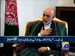 Karzai against drone attacks, supports Nawaz Sharif's stand