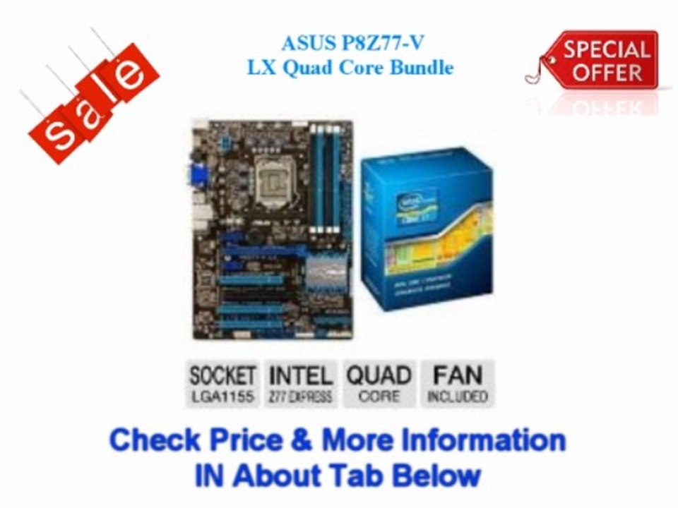 @@ Nonspecific ASUS P8Z77-V LX Quad Core Bundle for sale #O@L