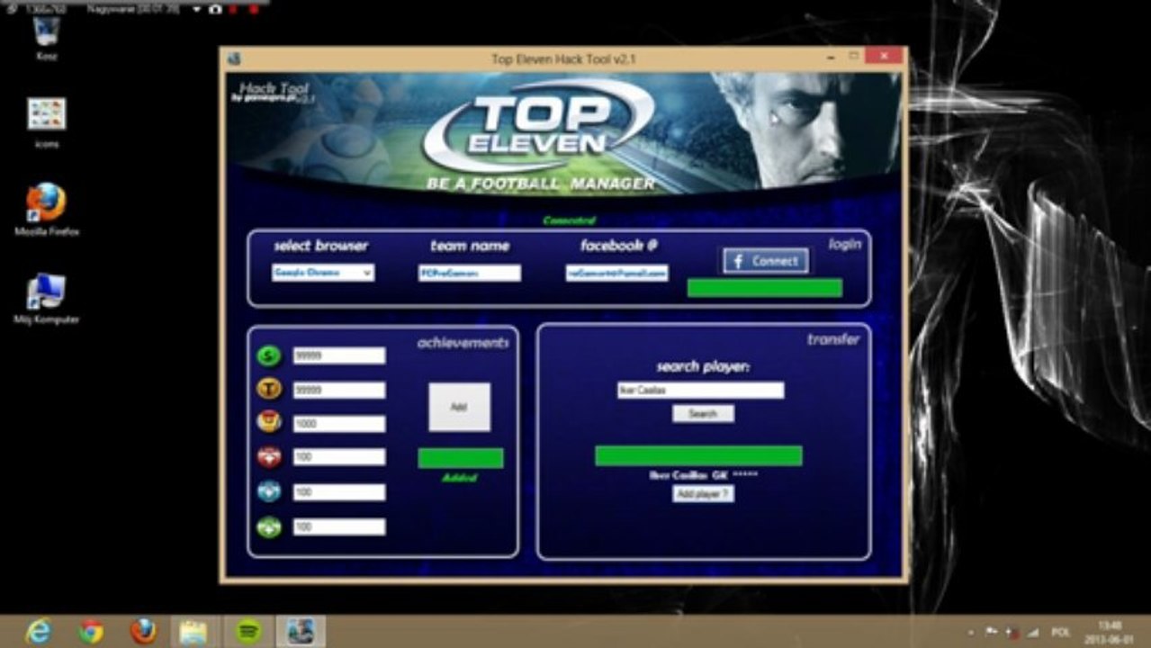 Top Eleven hack