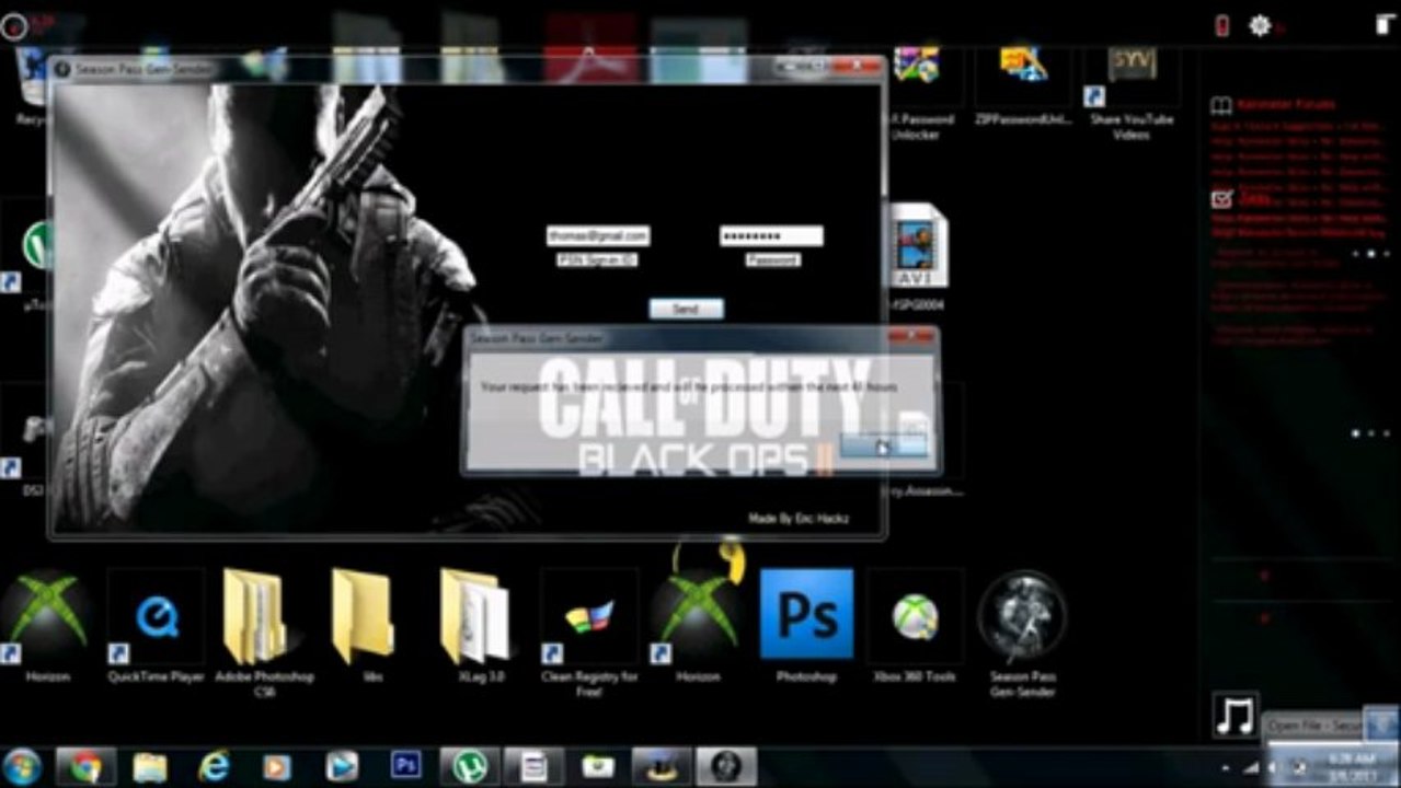 Black Ops 2 Season Pass Generator PS3