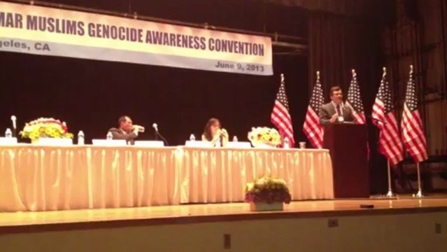 _Dr. Wakar Uddin ( Myanmar Muslims Genocide Awareness Convention, Los Angeles)_‏