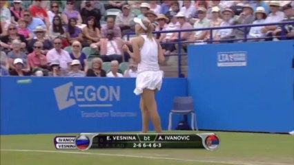 Vesnina sorprende Ivanovic - Eastbourne, 1° turno