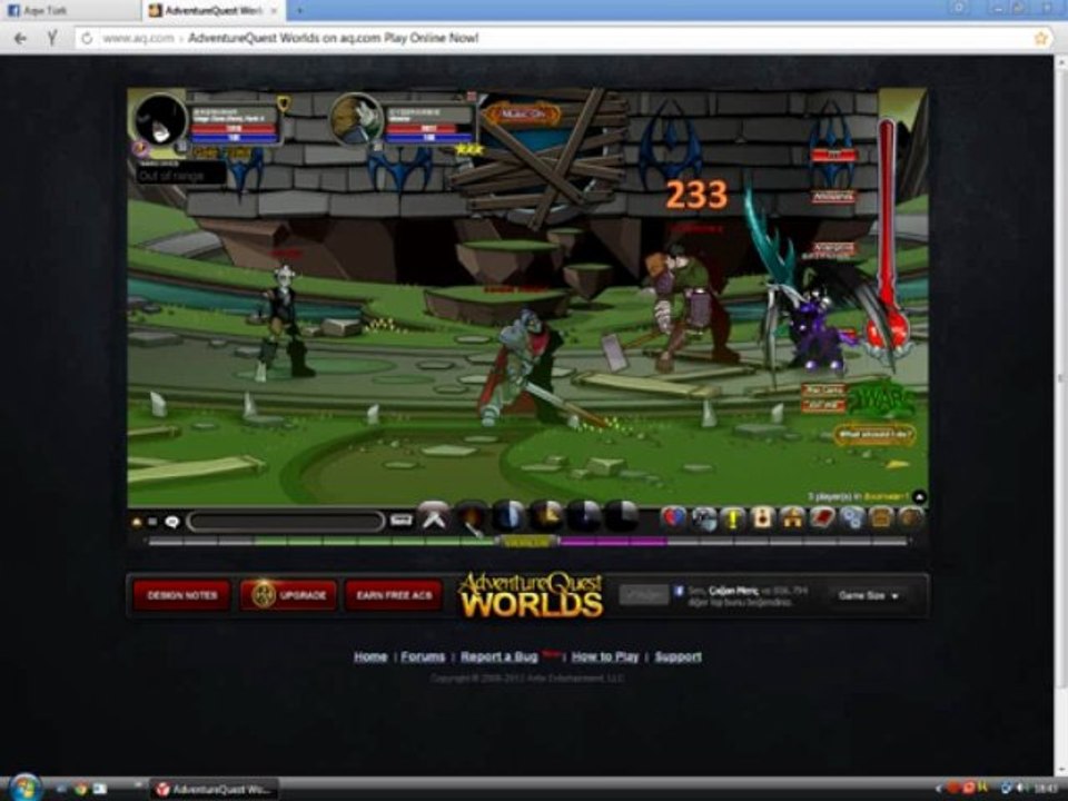 Barıs Oyunda Aqw ep.2 Nereye Gitmiş Lan Bu !!!