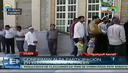 Cierra exitosamente jornada electoral en Irán con 70% de participación