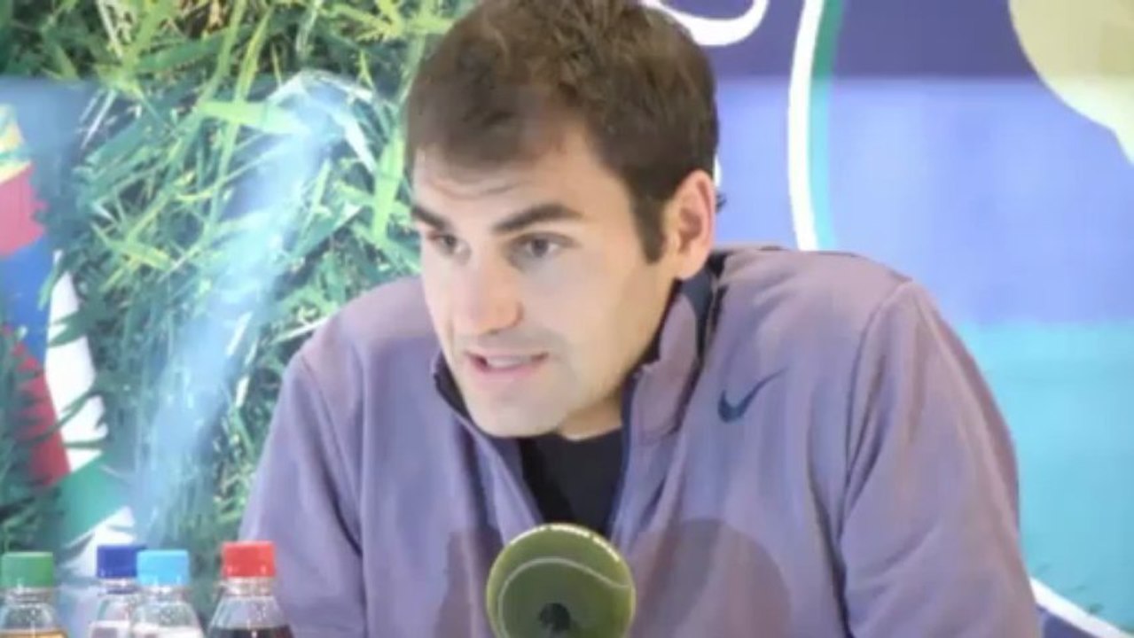 Halle - Federer, feliz tras ganar a Haas