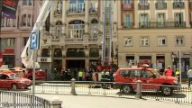 Espectacular incendio en el Teatro Alcázar de Madrid