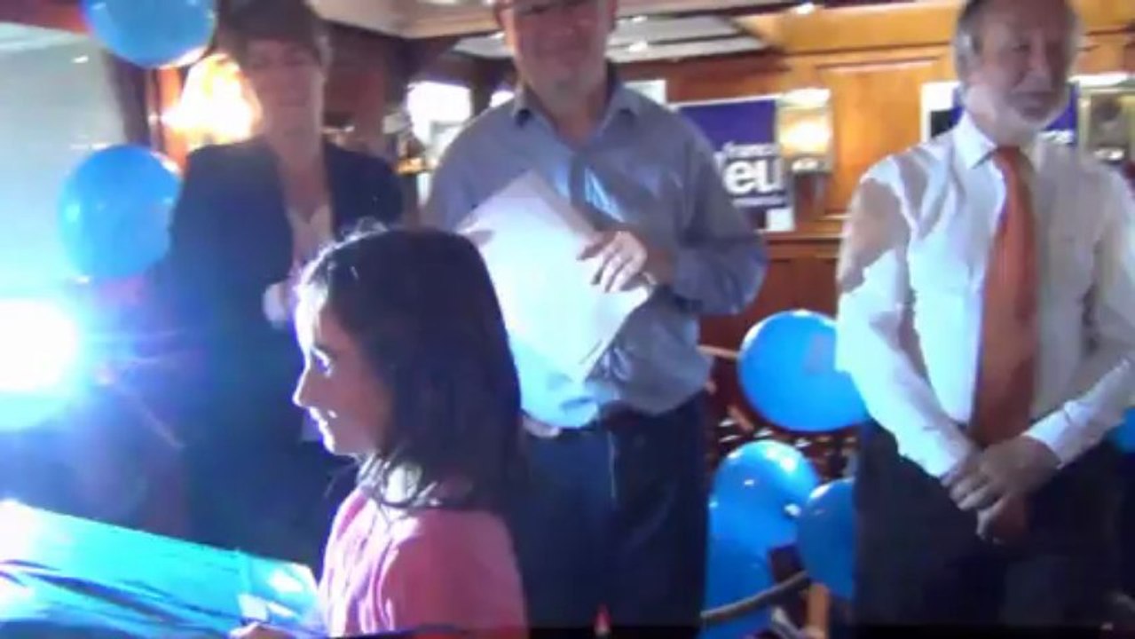 Remise des prix sur le Belem : Angele