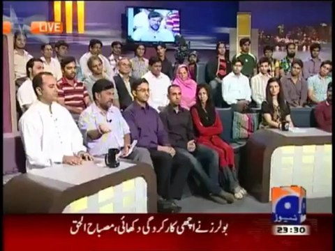 Khabar Naak - 15th June 2013 - aftab iqbal on geo tv - Javed Miandad