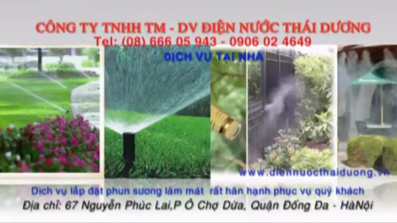 lắp đặt hệ thống phun sương làm mát tại hà nội 0984187336; Quận Hà Đông; Quận Hai Bà Trưng; Quận Hoàn Kiếm; phun suong, lắp phun sương, máy phun sương  CÔNG TY TNHH TM-DV ĐIỆN NƯỚC THÁI DƯƠNG CHUYÊN LẮP ĐẶT HỆ THỐNG PHUN SƯƠNG uy tín, chất lượng, giá cả c