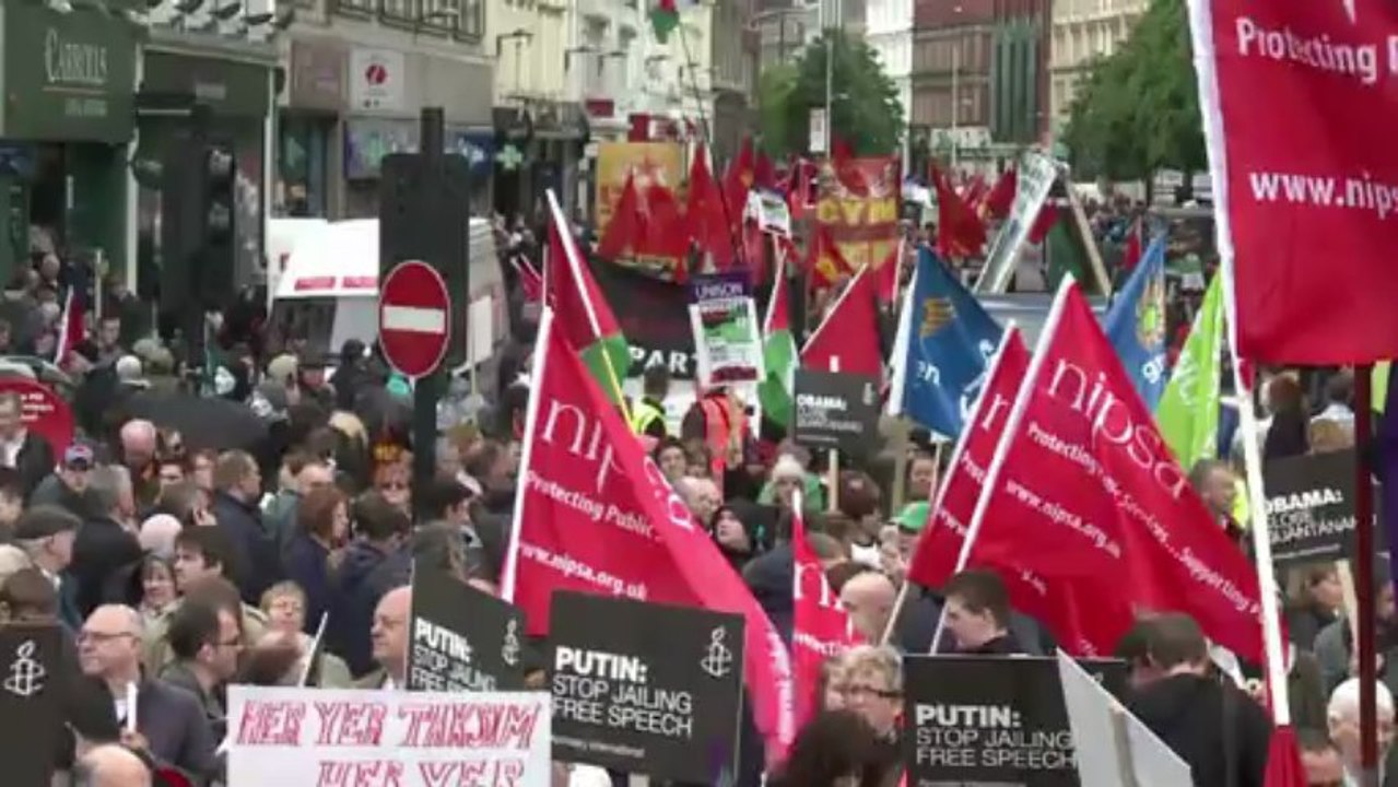 Manifestaciones contra G8