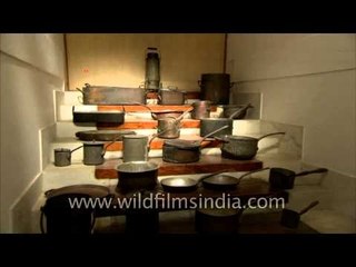 Vintage utensils at the museum in Rashtrapati Bhawan