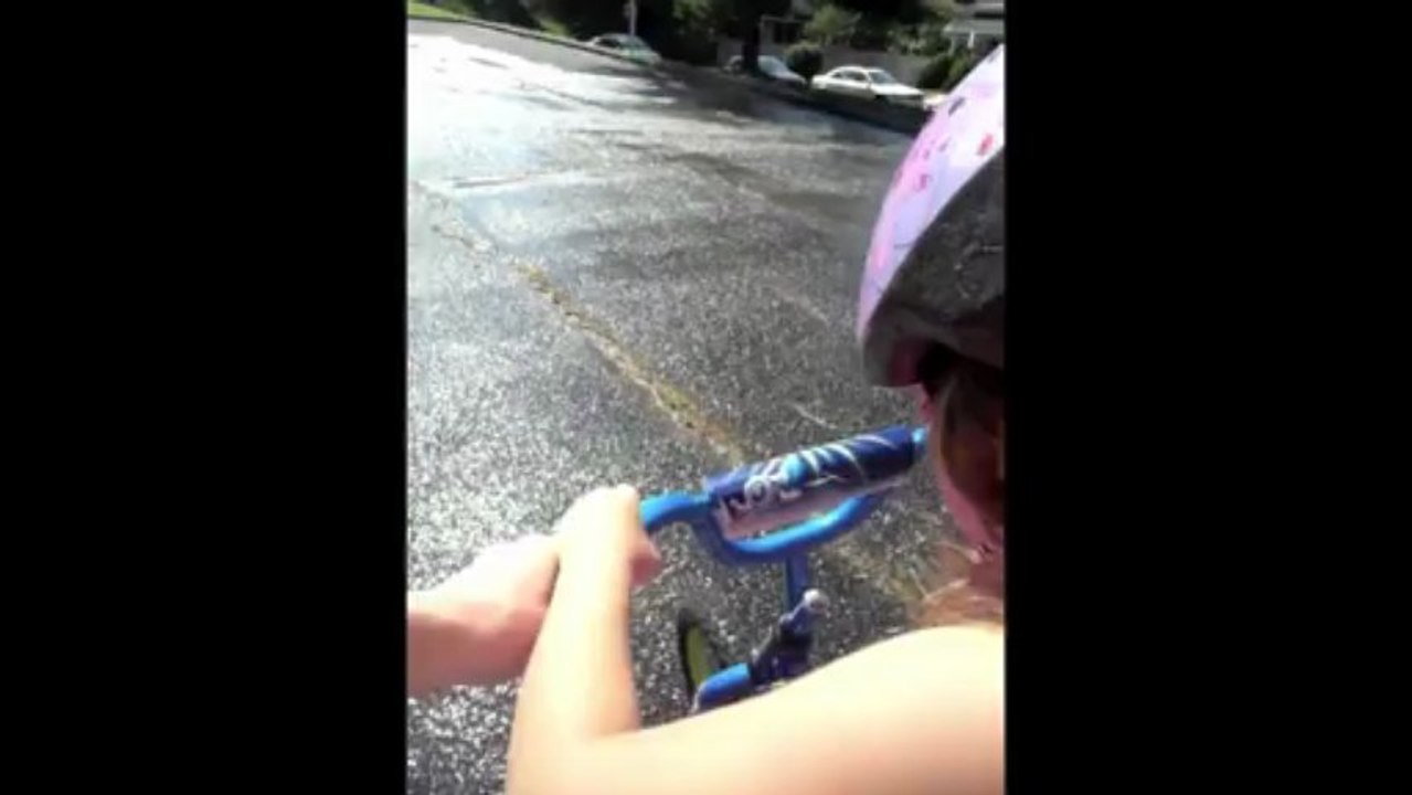 Riding their bikes without wheels - June 11th 2013