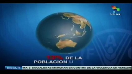 Cifras más recientes de la FAO sobre alimentación en el mundo