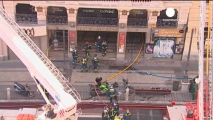 Madrid : incendie au théâtre Alcazar