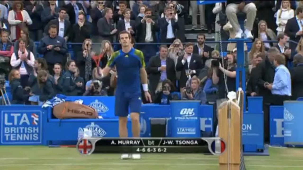 Queen's: Murray ringt Tsonga nieder