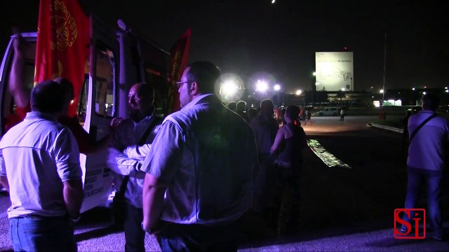 Pomigliano (NA) - Picchetto davanti alla Fiat (15.06.13)