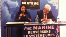 Inauguration de la permanence du FN 91 à Savigny sur Orge : Conférence de presse d'Audrey Guibert, SD FN 91