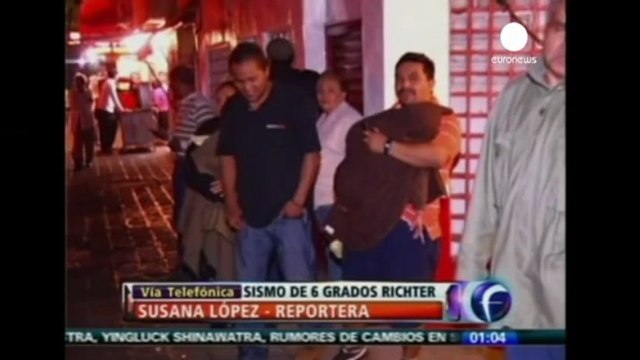 México registra un movimiento sísmico de 6 grados en...