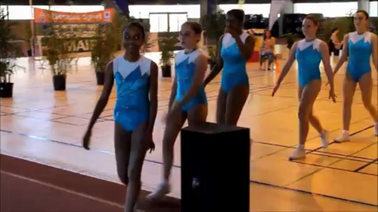 Collège du bois d'aulne championnat de France d'aérobic 2013