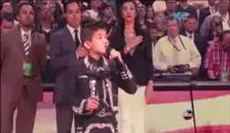 Sebastien De La Cruz Sings National Anthem @ Game 4 of NBA Finals _ LIVE 6-13-13