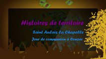 HISTOIRES DE TERRITOIRE A SAINT AULAIS : COMMUNION EN 1966