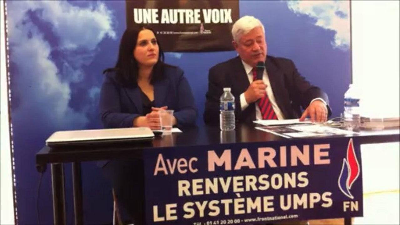 Inauguration de la permanence du FN 91 à Savigny sur Orge : Conférence de presse de Bruno Gollnisch, Député Européen
