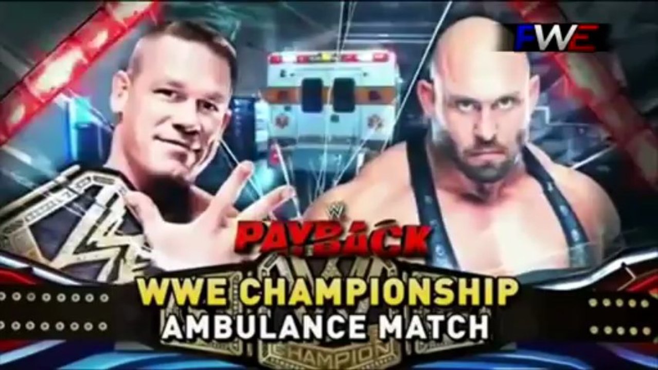 John Cena vs Ryback Three Stages of Hell match full match WWE Payback