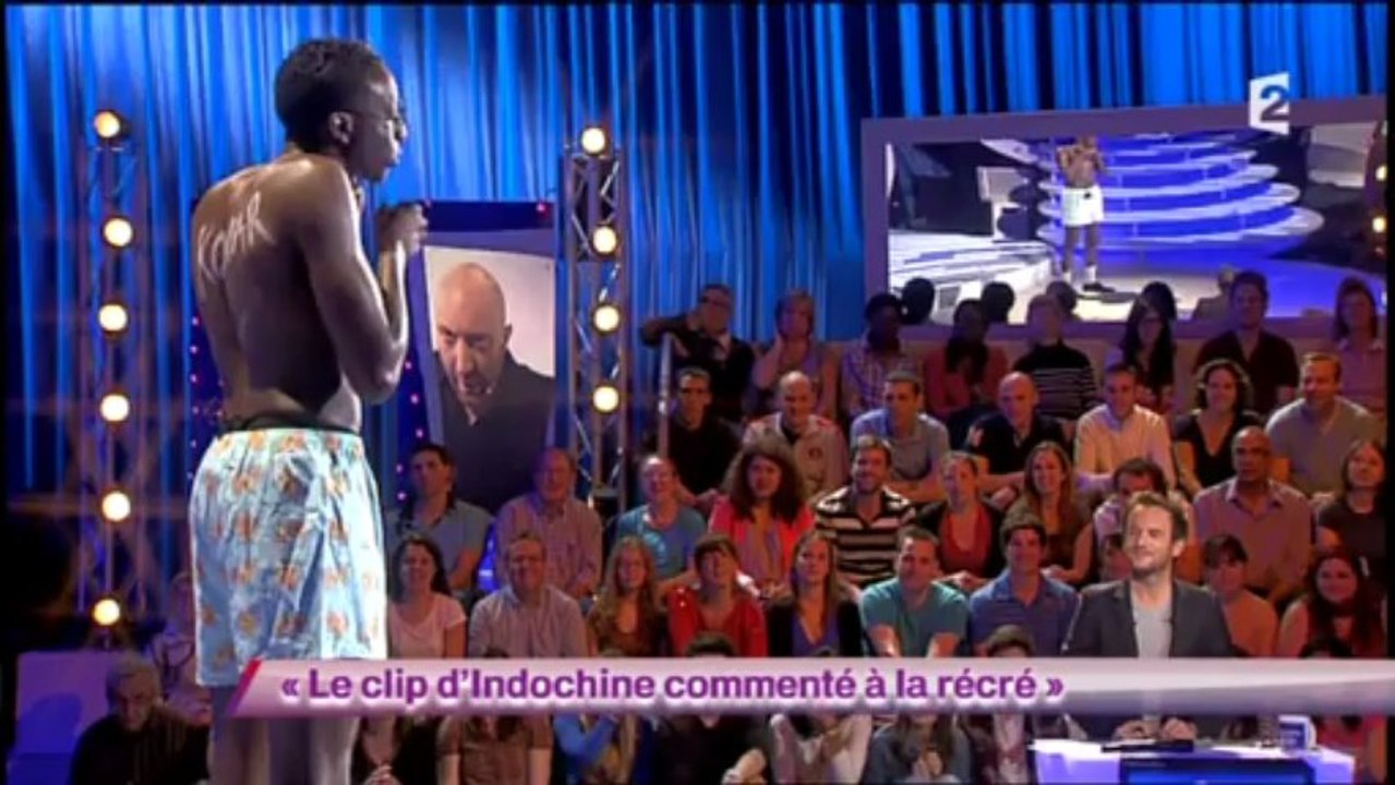 Ahmed Sylla - Clip d'Indochine commenté à la récré