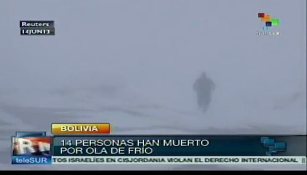 Bolivia: 14 muertos por ola de frío