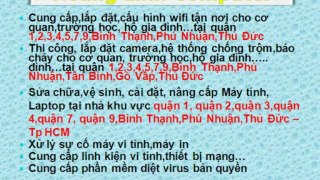 HL-Sửa Chữa Máy Vi Tính Tận Nhà Quận 1