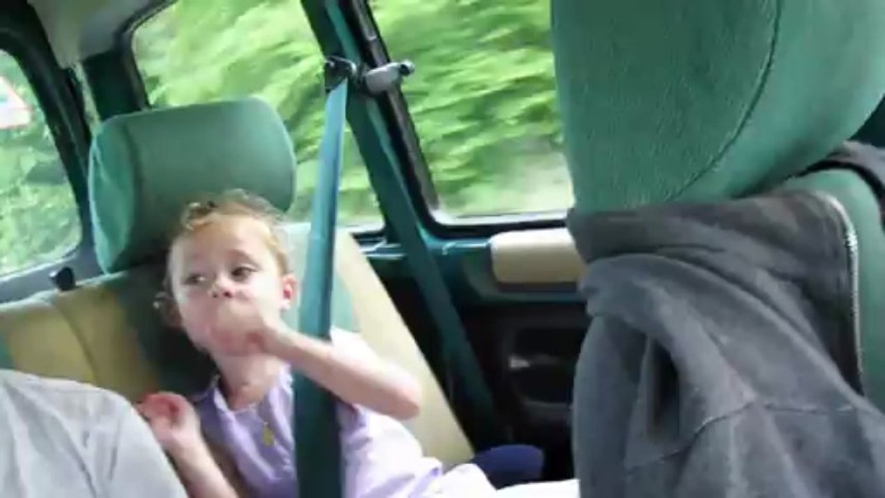 Notre petit retour avec notre papa chanteur lol