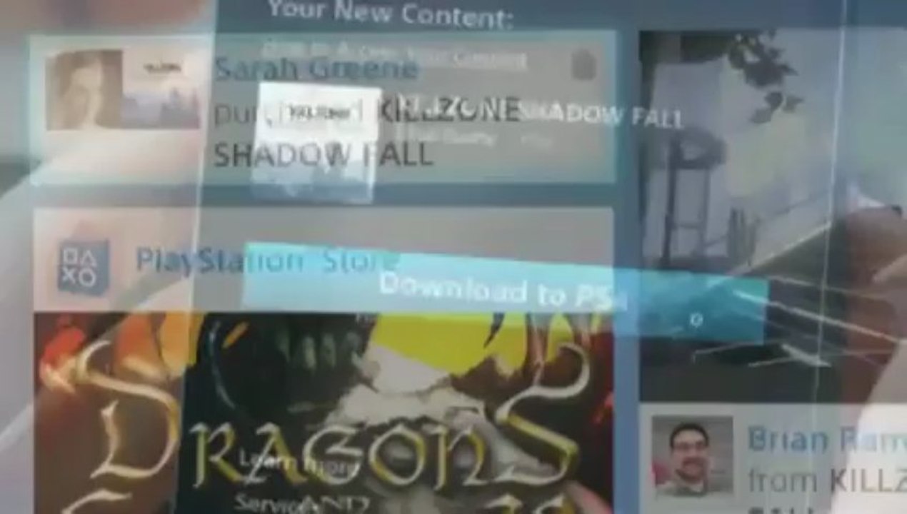 E3 2013: tráiler filtrado de la interfaz de PS4...