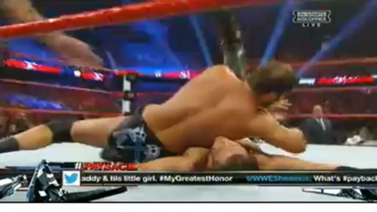 Wade Barrett vs Curtis Axel vs The Miz full match Payback 2013