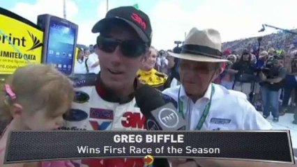 Greg Biffle Talks First Win of Season