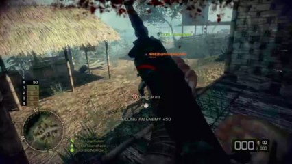 Battlefield BC 2 Vietnam - Sniper Gameplay