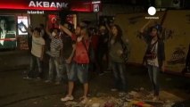 Sporadic over night clashes as Turkey's unions call a...