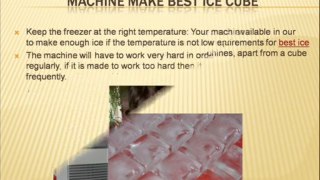 Portable Ice Cube Making Machine & Best Ice cube Maker Machine
