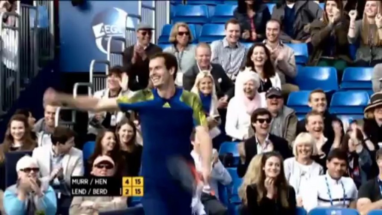 Queen's: murray schießt lendl ab - und jubelt!