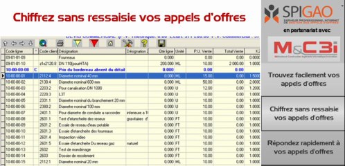 Exploitez vos appels d'offres du BTP avec SPIGAO et PROGAP-WIN