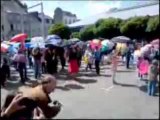 Flashmob Parapluies de Cherbourg -  Tendance Ouest