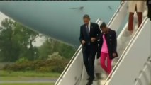 Obama arrive en Irlande du Nord pour le sommet du G8