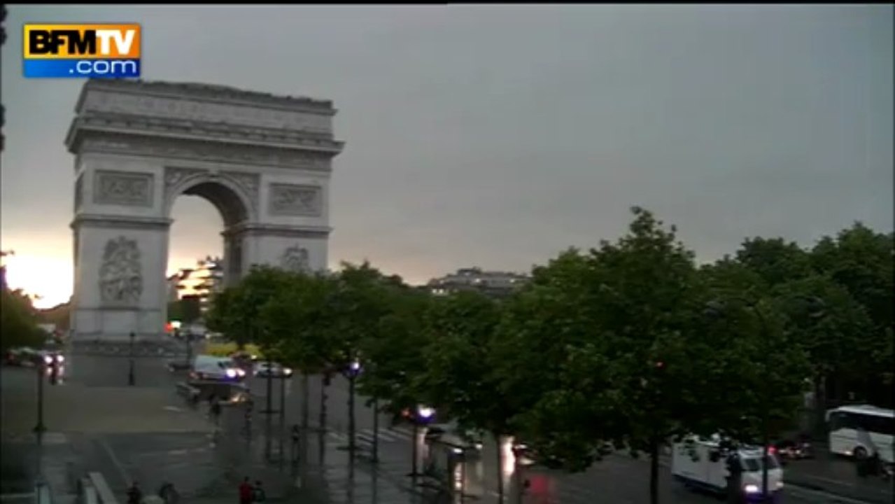 Les nuages plongent la capitale dans le noir - 17/06