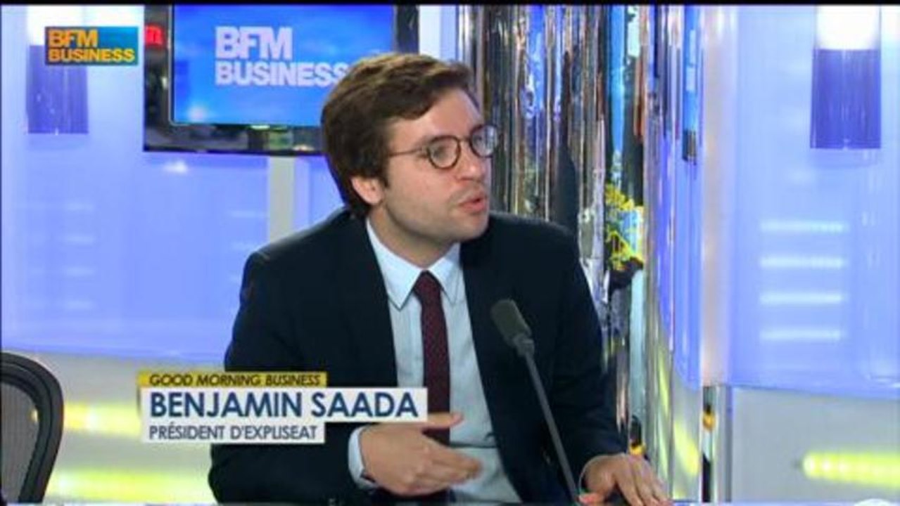Le salon du Bourget : Benjamin Saada, Président...