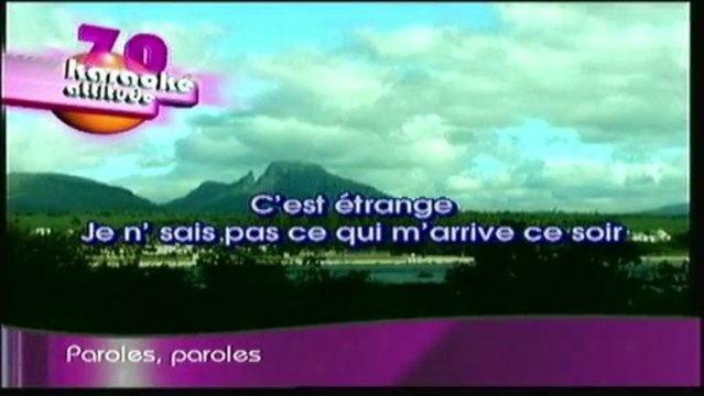 karaoke - Paroles paroles - Dalida