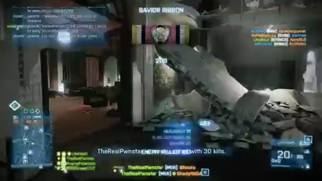 BF3 M5K: Donya Fortress and Will Close Quarters Fade? (Battlefield 3 M5K Gameplay)